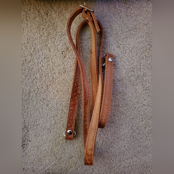 NEW Sharo Genuine Leather Deleite Large Tote Handbag Made in Italy - Picture 6 of 10